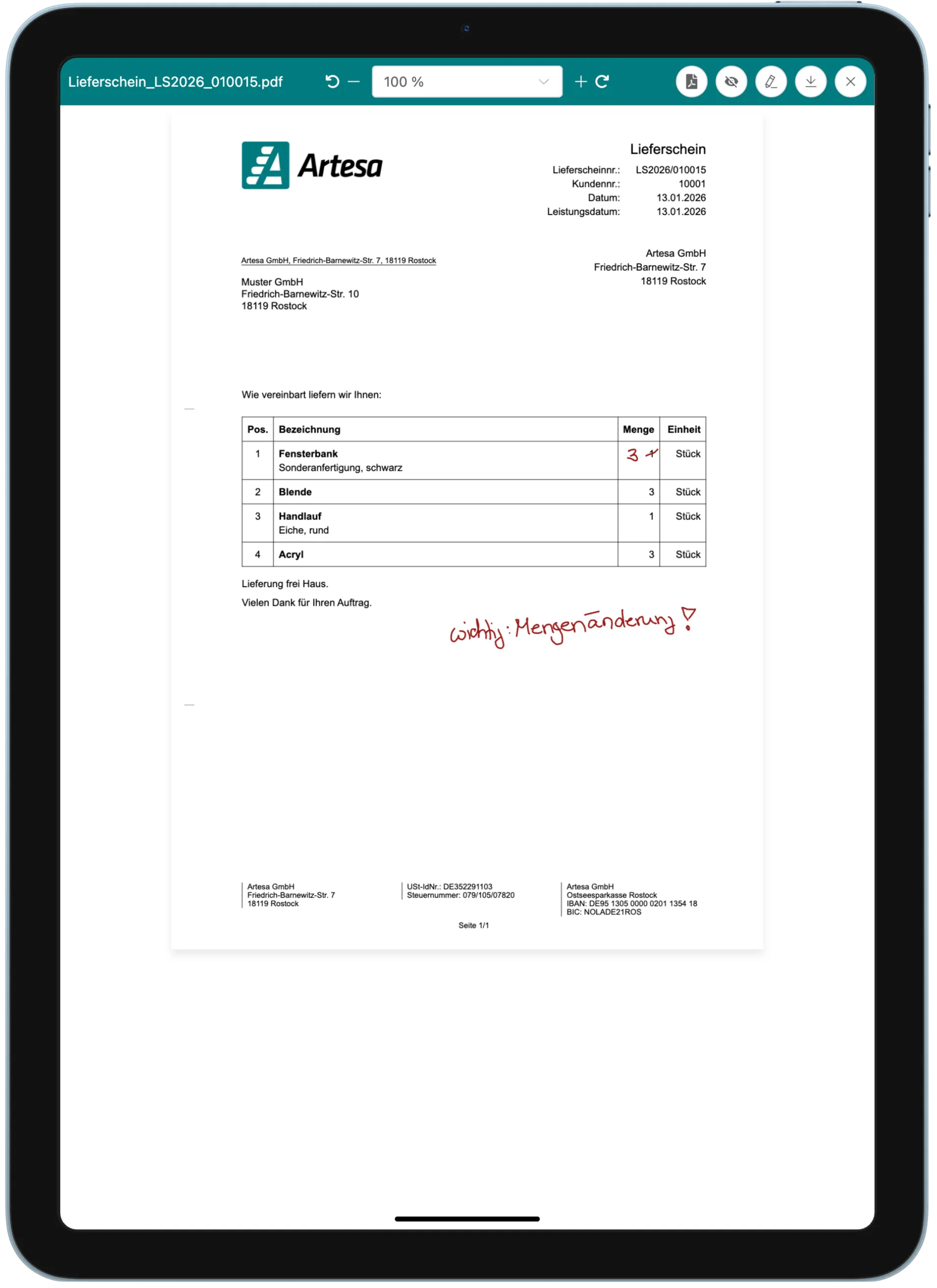 Digitale PDF-Anmerkungen im Handwerk