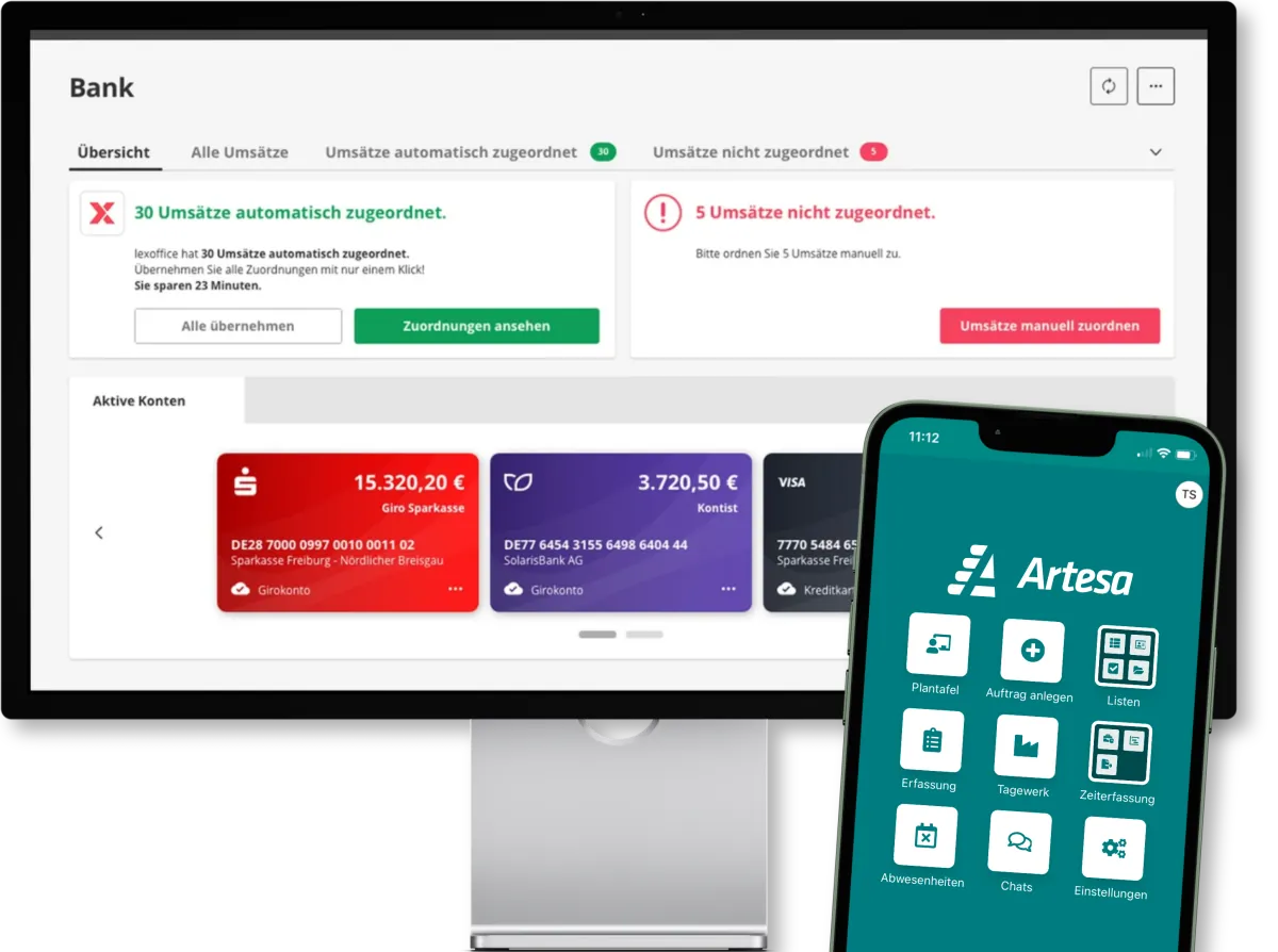 Schnittstellen und Integrationen in Artesa