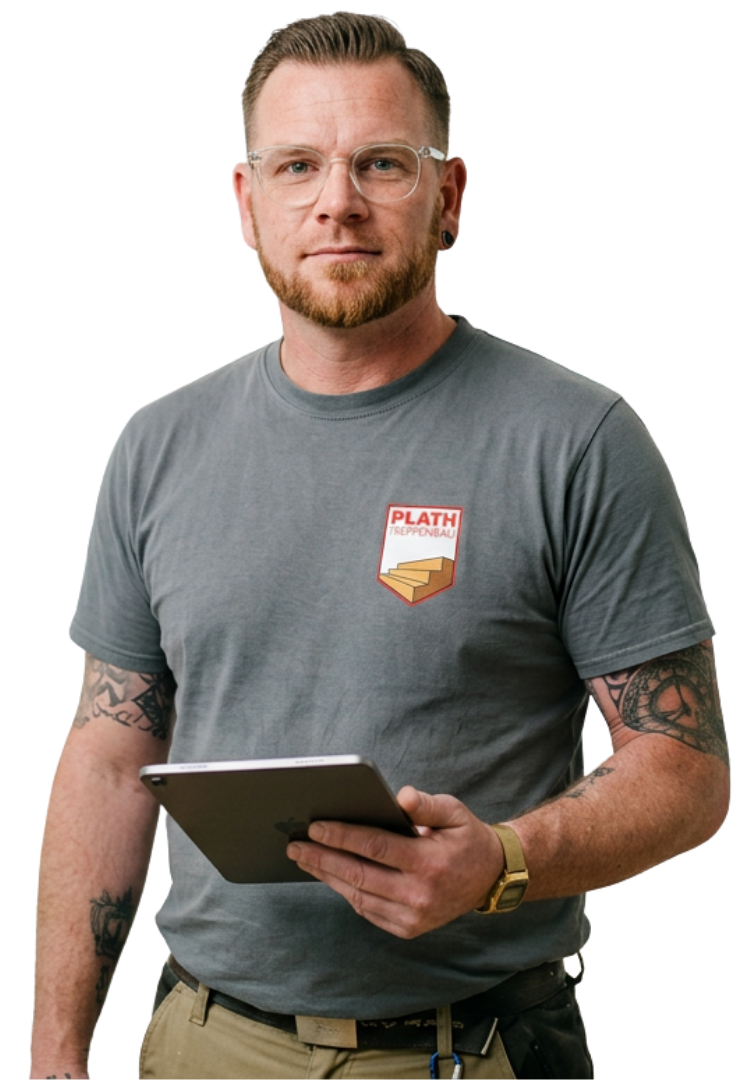 Hendrik, Werkstatt-Leiter bei Treppenbau Plath