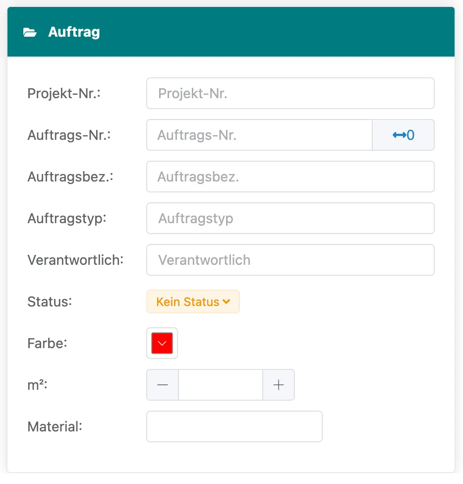 Farbe des Auftrags in der Plantafel individuell festlegen